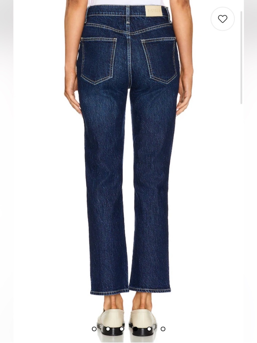 Pistola Bri High Rise Focus Blue Straight Leg Jeans - Picture 2 of 6